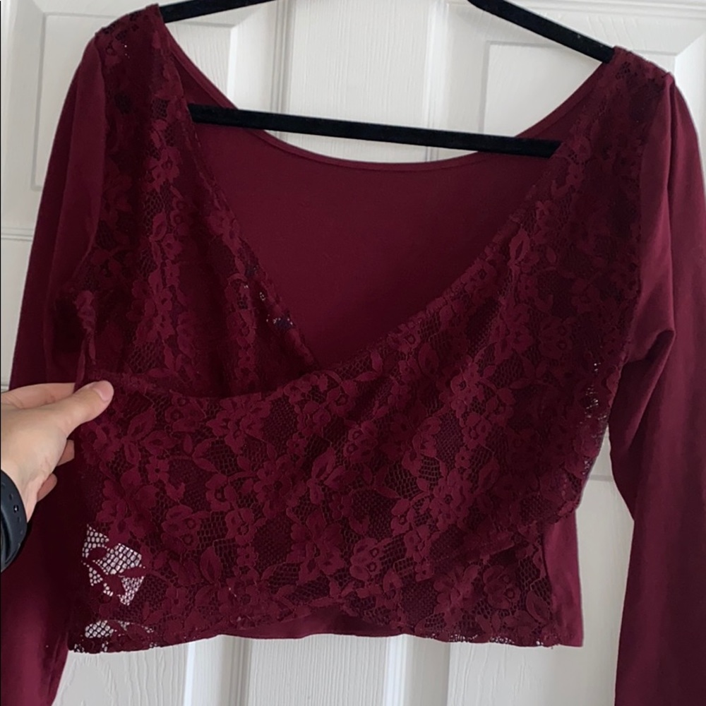 American Eagle Lace Crop Top